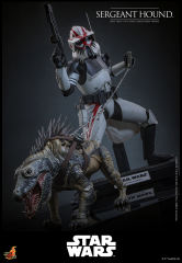 Hot Toys 1/6 TMS167 - Star Wars: The Clone Wars - Sergeant Hound PRE-ORDER