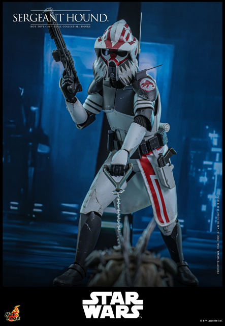Hot Toys 1/6 TMS167 - Star Wars: The Clone Wars - Sergeant Hound PRE-ORDER