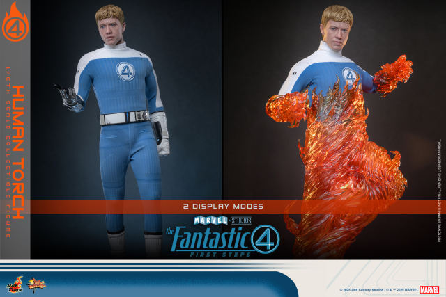 Hot Toys 1/6 MMS829 - The Fantastic Four: First Steps - Human Torch PRE-ORDER