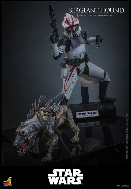 Hot Toys 1/6 TMS167 - Star Wars: The Clone Wars - Sergeant Hound PRE-ORDER