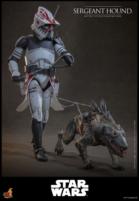 Hot Toys 1/6 TMS167 - Star Wars: The Clone Wars - Sergeant Hound PRE-ORDER