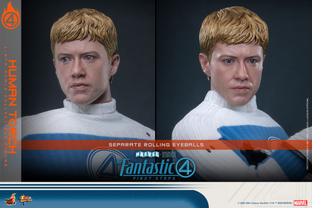 Hot Toys 1/6 MMS829 - The Fantastic Four: First Steps - Human Torch PRE-ORDER