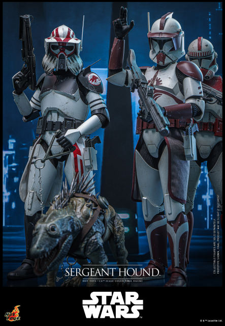 Hot Toys 1/6 TMS167 - Star Wars: The Clone Wars - Sergeant Hound PRE-ORDER