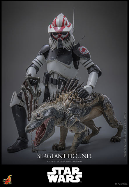 Hot Toys 1/6 TMS167 - Star Wars: The Clone Wars - Sergeant Hound PRE-ORDER