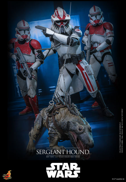 Hot Toys 1/6 TMS167 - Star Wars: The Clone Wars - Sergeant Hound PRE-ORDER