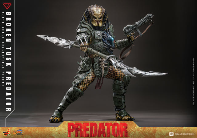 Hot Toys 1/6 CMS029 - Predator - Broken Tusk Predator PRE-ORDER