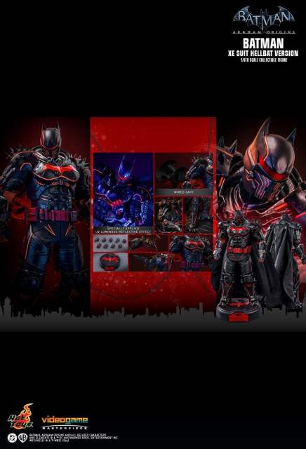 Hot Toys 1/6 BATMAN: ARKHAM ORIGINS BATMAN (XE SUIT HELLBAT VERSION) EXCLUSIVE