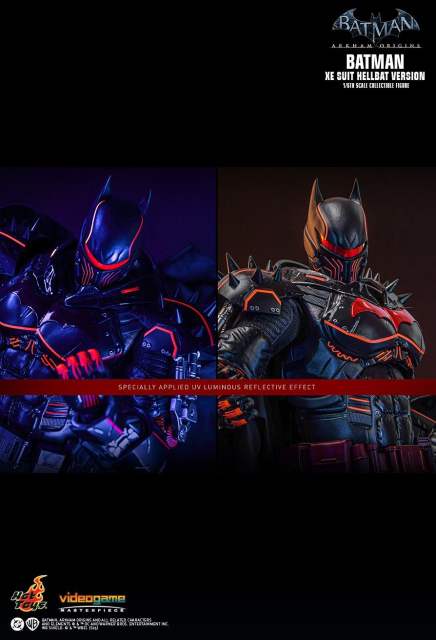 Hot Toys 1/6 VGM73 BATMAN: ARKHAM ORIGINS BATMAN (XE SUIT HELLBAT VERSION)  EXCLUSIVE