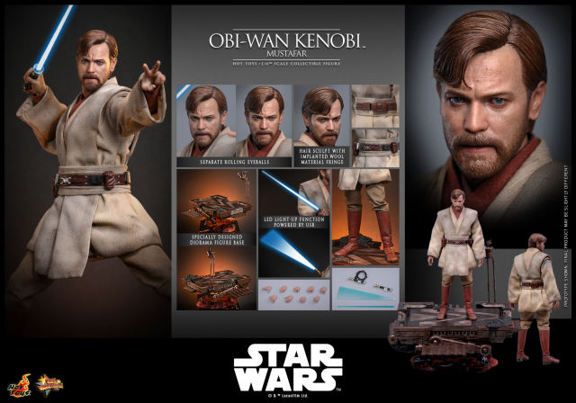 Hot Toys 1/6 MMS843 - Star Wars: Revenge of the Sith™ - Obi-Wan Kenobi™ (Mustafar) PRE-ORDER