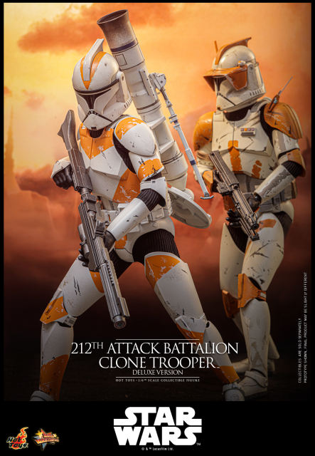 Hot Toys 1/6 MMS852 - Star Wars: Revenge of the Sith™ - 212th Attack Battalion Clone Trooper™ (Deluxe Version) PRE-ORDER