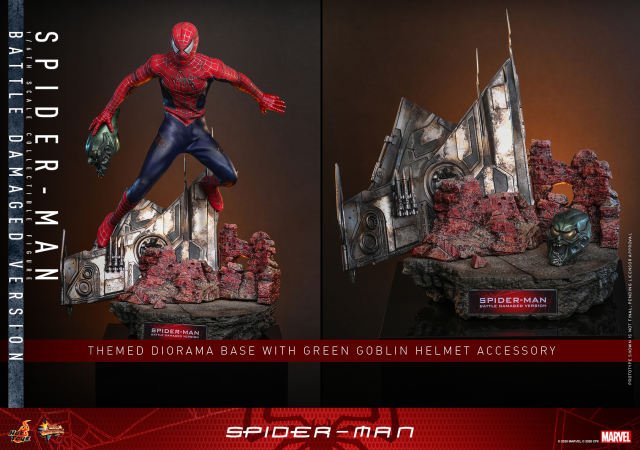 Hot Toys 1/6 MMS859 - Spider-Man - Spider-Man (Battle Damaged Version) PRE-ORDER
