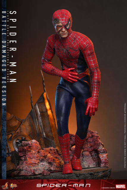 Hot Toys 1/6 MMS859 - Spider-Man - Spider-Man (Battle Damaged Version) PRE-ORDER