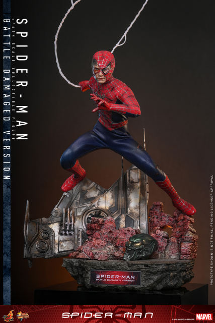 Hot Toys 1/6 MMS859 - Spider-Man - Spider-Man (Battle Damaged Version) PRE-ORDER