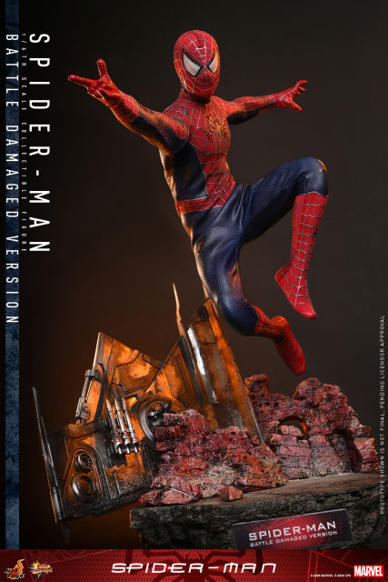 Hot Toys 1/6 MMS859 - Spider-Man - Spider-Man (Battle Damaged Version) PRE-ORDER