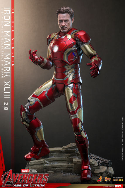 Hot Toys 1/6 MMS866D81 - Avengers Age of Ultron - Iron Man Mark XLIII (2.0) Deluxe Version PRE-ORDER