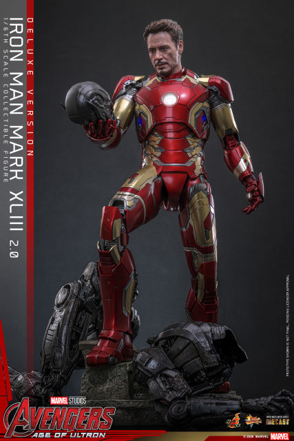 Hot Toys 1/6 MMS866D81 - Avengers Age of Ultron - Iron Man Mark XLIII (2.0) Deluxe Version PRE-ORDER