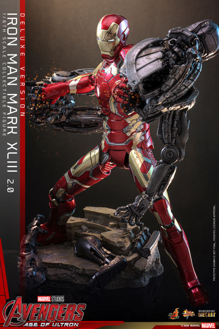 Hot Toys 1/6 MMS866D81 - Avengers Age of Ultron - Iron Man Mark XLIII (2.0) Deluxe Version PRE-ORDER