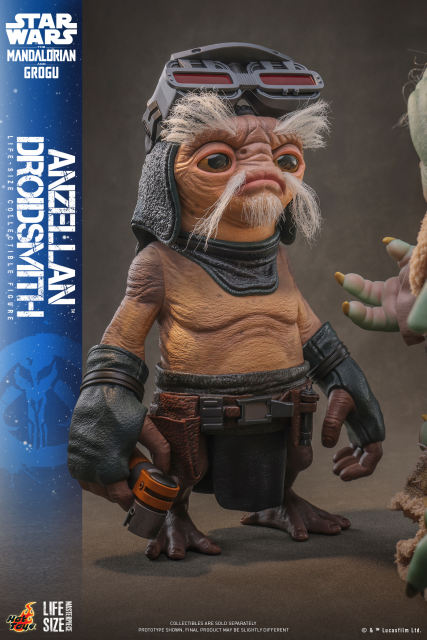 Hot Toys 1/1 LMS017- The Mandalorian and Grogu - Anzellan Droidsmith Life-Size Set PRE-ORDER