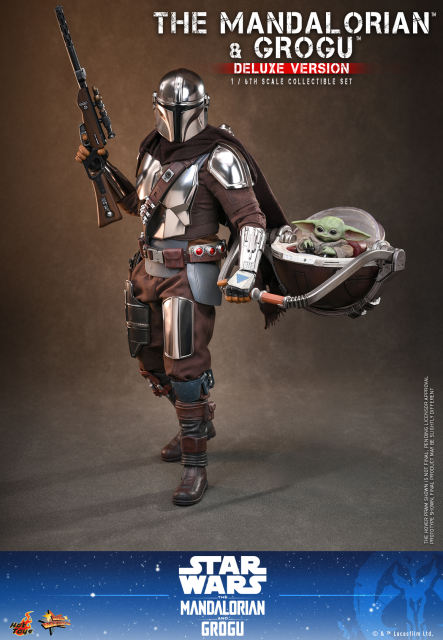 Hot Toys 1/6 MMS872 The Mandalorian and Grogu Set (Deluxe Version) PRE-ORDER