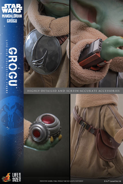 Hot Toys 1/1 LMS016 - The Mandalorian and Grogu - Grogu Life-Size PRE-ORDER