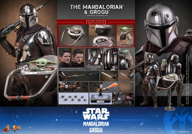 Hot Toys 1/6 MMS872 The Mandalorian and Grogu Set (Deluxe Version) PRE-ORDER