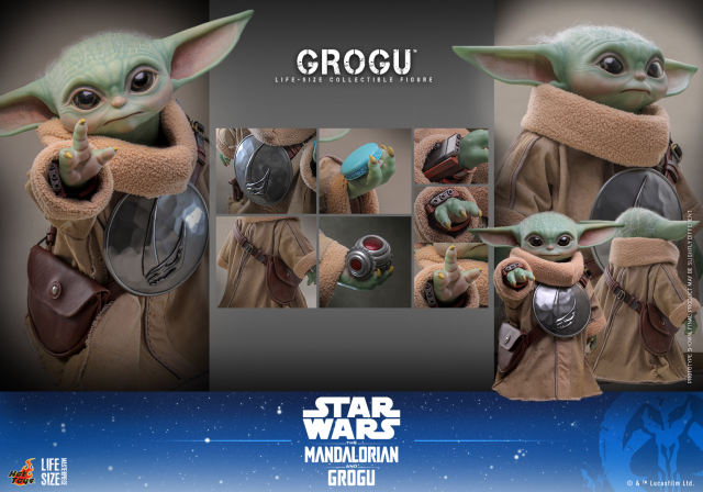 Hot Toys 1/1 LMS016 - The Mandalorian and Grogu - Grogu Life-Size PRE-ORDER