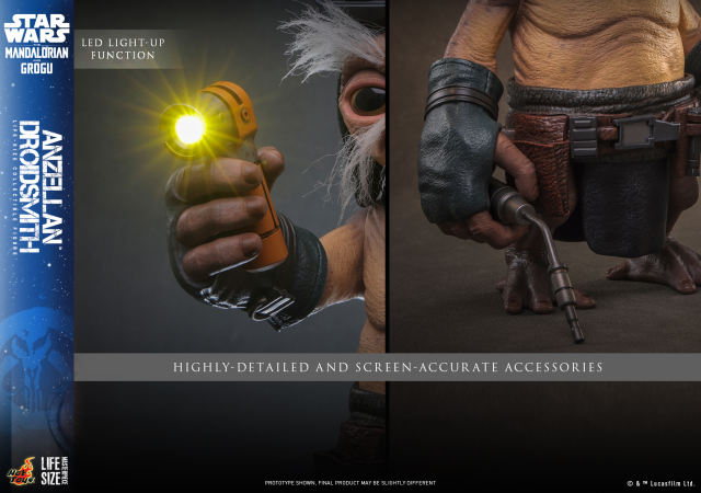 Hot Toys 1/1 LMS017- The Mandalorian and Grogu - Anzellan Droidsmith Life-Size Set PRE-ORDER
