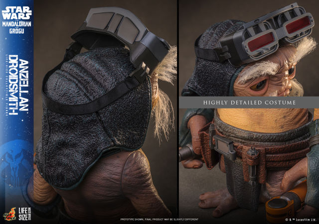 Hot Toys 1/1 LMS017- The Mandalorian and Grogu - Anzellan Droidsmith Life-Size Set PRE-ORDER