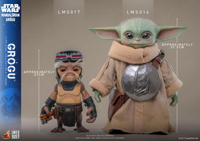 Hot Toys 1/1 LMS016 - The Mandalorian and Grogu - Grogu Life-Size PRE-ORDER