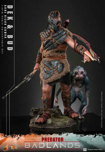Hot Toys 1/6 MMS873 - Predator: Badlands - Dek (Bone Bison Armor) and Bud Set PRE-ORDER