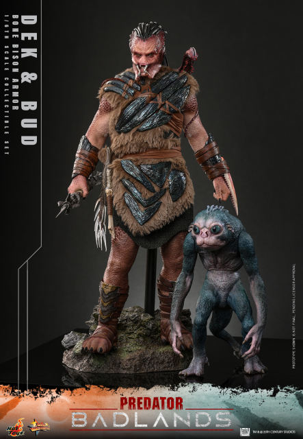 Hot Toys 1/6 MMS873 - Predator: Badlands - Dek (Bone Bison Armor) and Bud Set PRE-ORDER