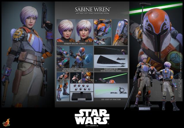 Hot Toys 1/6 TMS171 - Star Wars: RebelsT - Sabine Wren PRE-ORDER