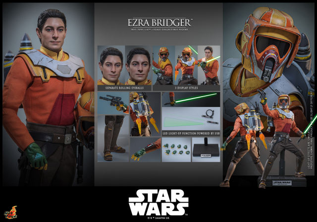 Hot Toys 1/6 TMS172 - Star Wars: Rebels™ - Ezra Bridger PRE-ORDER