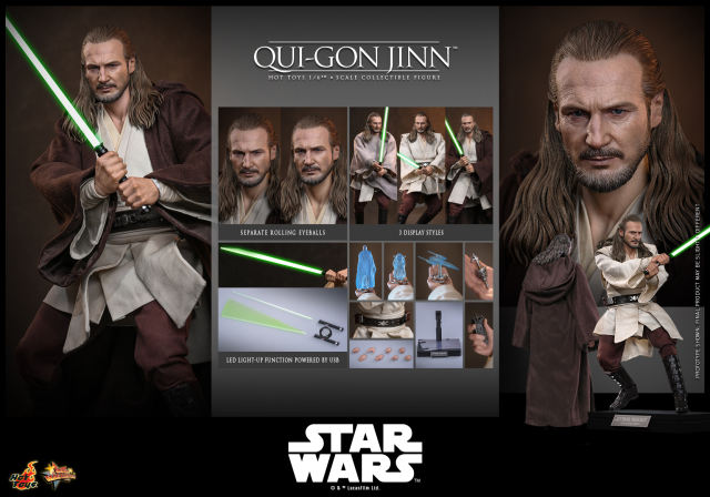 Hot Toys 1/6 MMS880 - Star Wars: The Phantom Menace™ - Qui-Gon Jinn PRE-ORDER