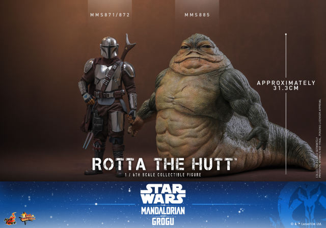 Hot Toys 1/6 MMS885 - Star Wars: The Mandalorian & Grogu™ - Rotta The Hutt PRE-ORDER