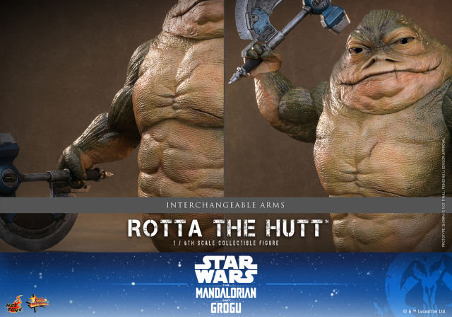 Hot Toys 1/6 MMS885 - Star Wars: The Mandalorian & Grogu™ - Rotta The Hutt PRE-ORDER