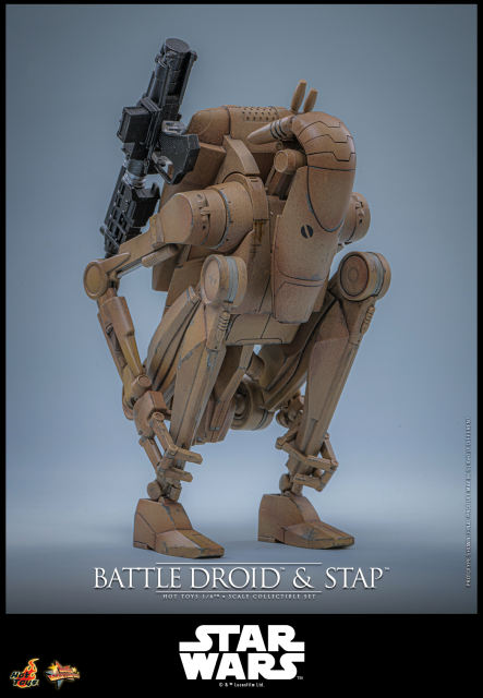 Hot Toys 1/6 MMS887 - Star Wars: The Phantom Menace™ - Battle Droid™ & STAP™ Set PRE-ORDER