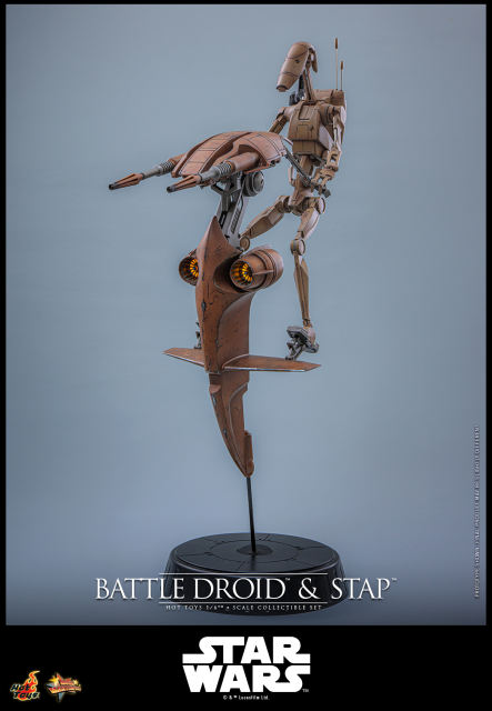 Hot Toys 1/6 MMS887 - Star Wars: The Phantom Menace™ - Battle Droid™ & STAP™ Set PRE-ORDER