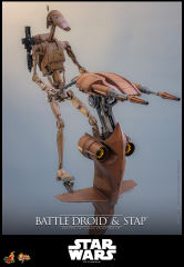 Hot Toys 1/6 MMS887 - Star Wars: The Phantom Menace™ - Battle Droid™ & STAP™ Set PRE-ORDER