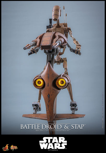 Hot Toys 1/6 MMS887 - Star Wars: The Phantom Menace™ - Battle Droid™ & STAP™ Set PRE-ORDER