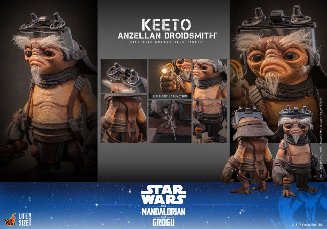 Hot Toys 1/1 LMS018 - Star Wars: The Mandalorian & Grogu™ - Keeto (Anzellan Droidsmith™) Life-Size