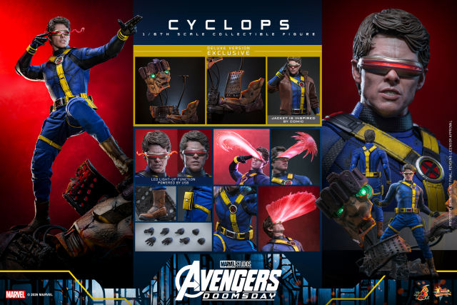 Hot Toys 1/6 MMS909– Avengers: Doomsday - Cyclops (Deluxe Version) PRE-ORDER