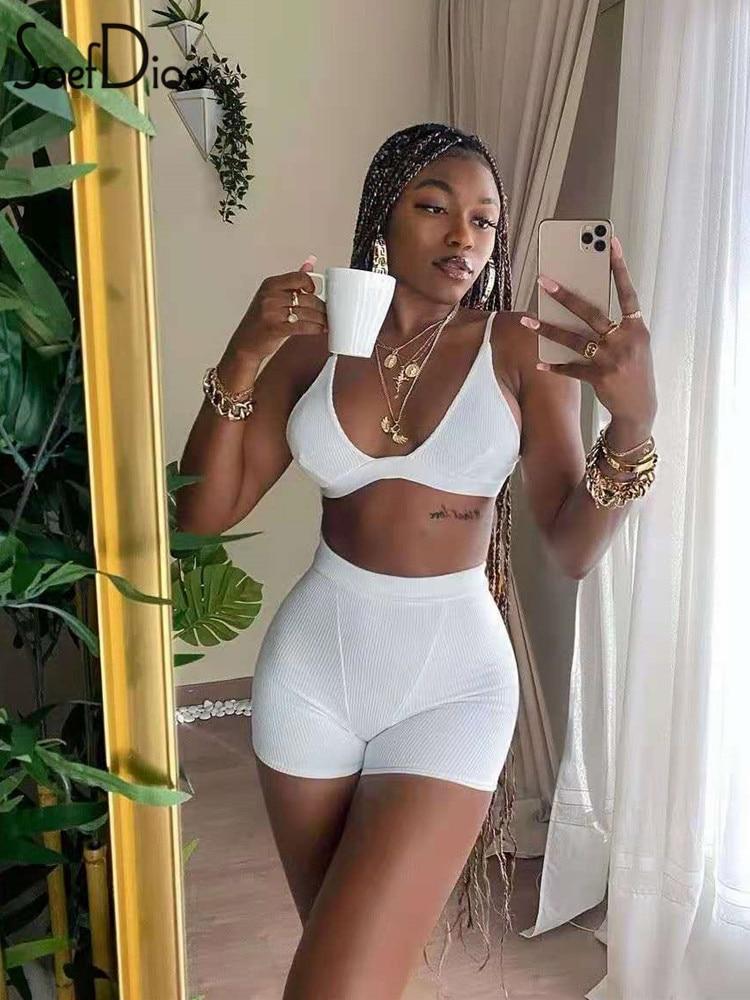 Women Sporty Yoga Suits 2 Pcs Sets Workout Fits