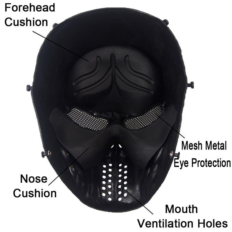 Halloween Airsoft Skull Head Masks