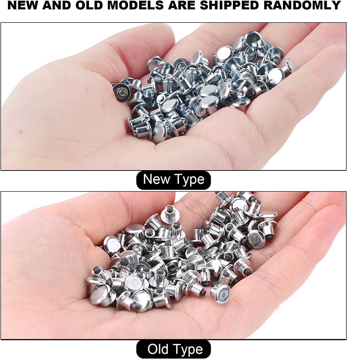 Tire Stud Screws,100pcs 6.5mm/0.26" Wheel Tyre Stud Screws Snow Tire Spikes for Bike Car Motorcycle ATV Shoes Steel &amp; Tungsten Steel