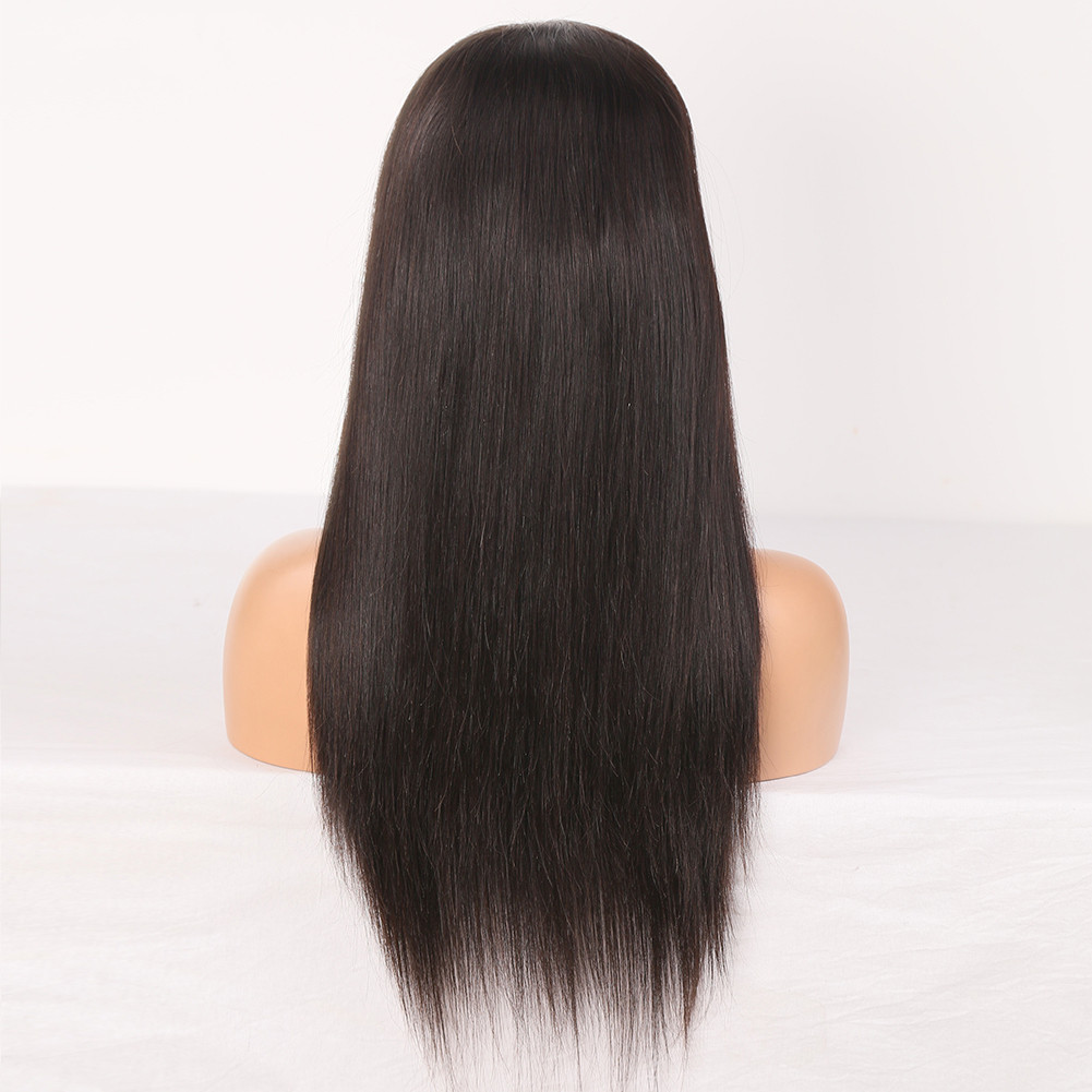 Brown 13x6 HD Lace Front Wigs Natural Straight Human Hair Wig