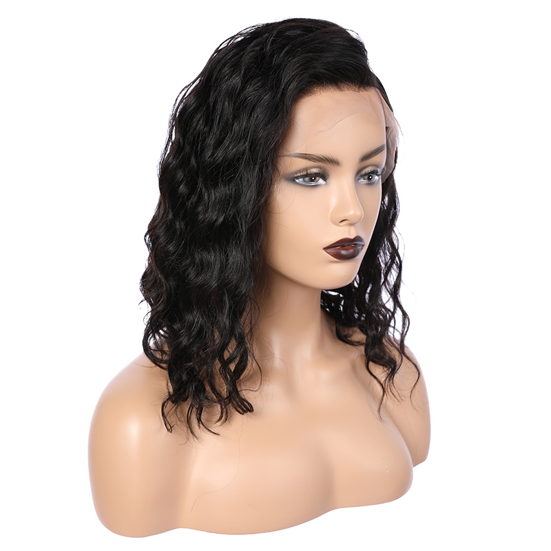 Black Loose Water Wave Human Hair Wig 13x6 HD Lace Front Wig