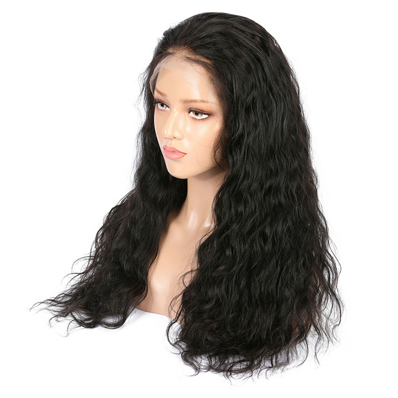 Black Loose Wave Human Hair Wig 13x6 HD Lace Pre Plucked Hairline Wigs
