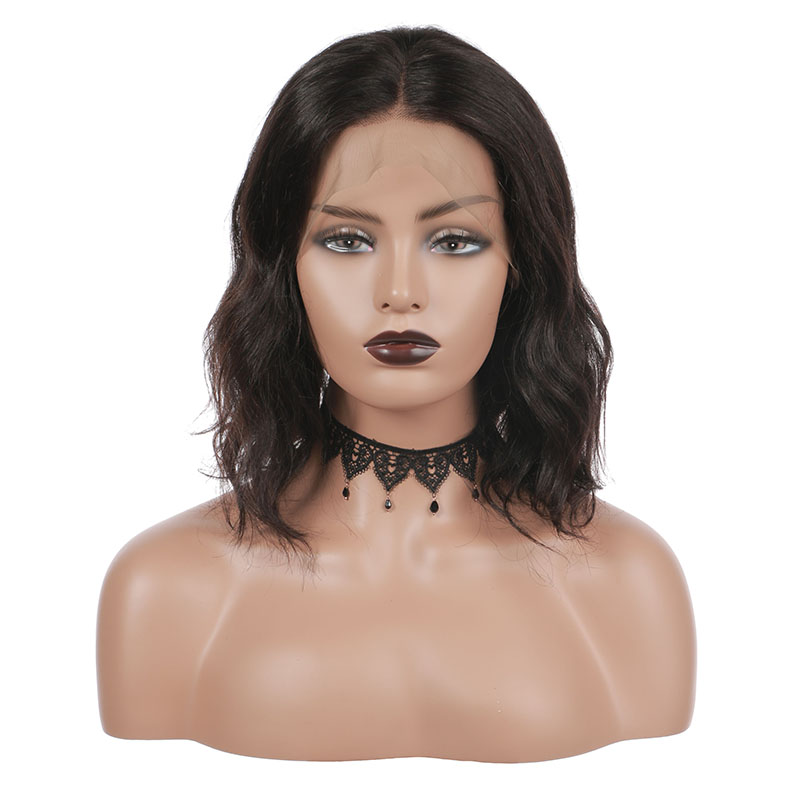 Short Bob Body Wave 13x6 Lace Front Wig HD Lace Human Hair Wig