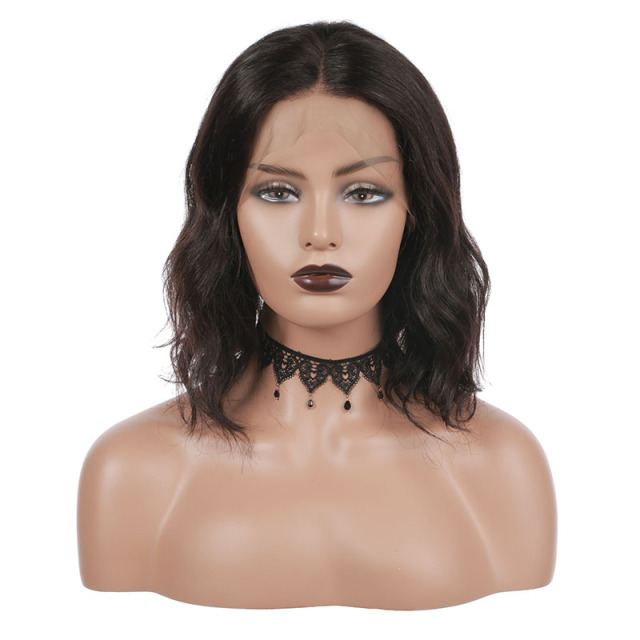 Short Bob Body Wave 13x6 Lace Front Wig HD Lace Human Hair Wig